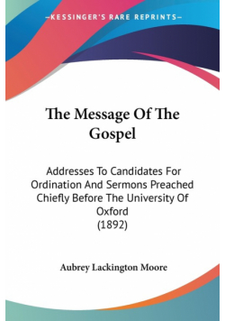 The Message Of The Gospel