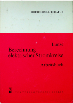 Lunze Berechnung elektrischer Stromkreise
