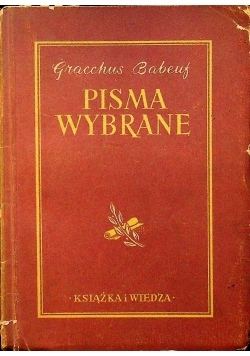 Babeuf Pisma wybrane