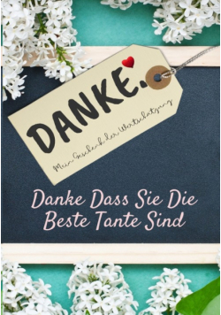 Danke Dass Sie Die Beste Tante Sind