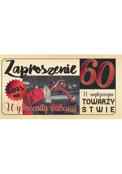 Zaproszenie Urodziny Z81