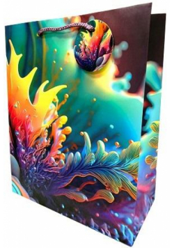 Torebka ozdobna matowa 26x32x12cm kolory GB23144