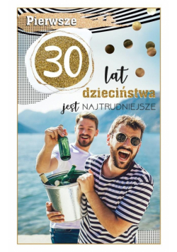Kartka okolicznościowa Urodziny 30 DH01