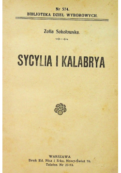 Sycylia i Kalabrya 1909 r.