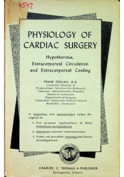 Physiology of Cardiac Surgery