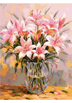 Malowanie po numerach - Lilie 30x40cm