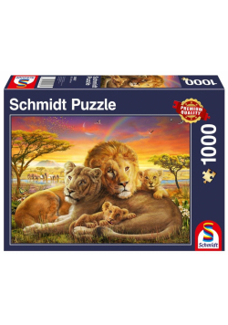 Puzzle 1000 Lwia rodzina