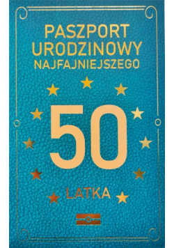 Karnet Urodzinowy 50