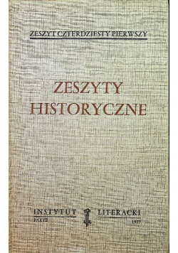 Zeszyty historyczne 41