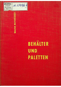 Behalter und Paletten