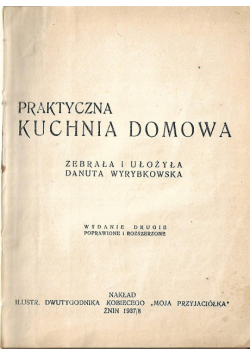 Praktyczna kuchnia domowa 1937 r