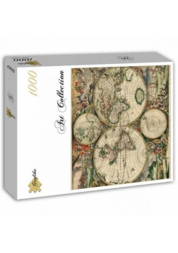 Puzzle 1000 Mapa świata,1689