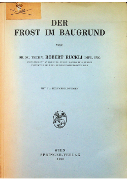 Der frost im baugrund