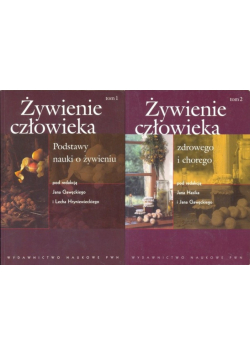 Żywienie człowieka tom I i II