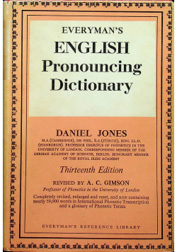 English Pronouncing Dicionary