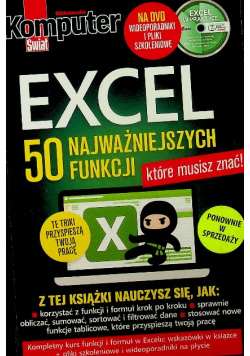 Komputer Świat Excel 50 najważniejszych funkcji z CD