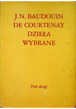 Baudouin De Courtenay Dzieła wybrane tom II