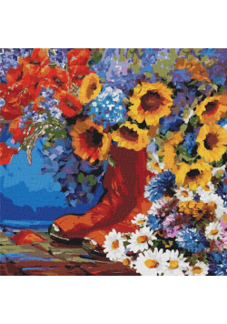 Malowanie po numerach - Bajkowy poranek 40x40cm