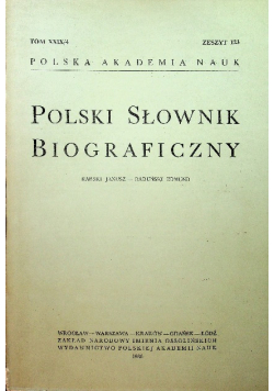 Polski słownik biograficzny tom XXIX / 4 zeszyt 123