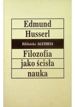 Filozofia jako ścisła nauka