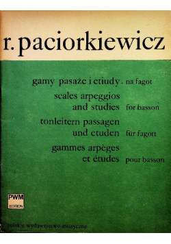 Gamy pasaże i etiudy na fagot