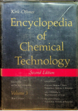 Encyclopedia of chemical technology vol 3