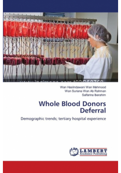 Whole Blood Donors Deferral