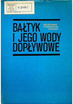 Bałtyk jego wody dopływowe