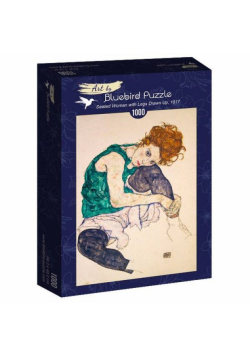 Siedząca kobieta Egon Schiele