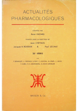 Actualites pharmacologiques