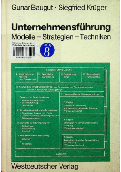 Unternehmensfuhrung Modelle Strategien Techniken