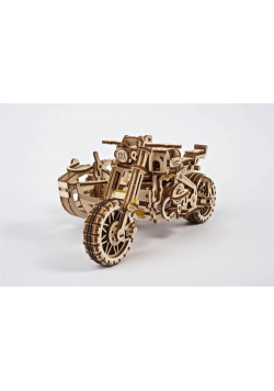 Scrambler UGR-10 z bocznym wózkiem Model mechaniczny do składania