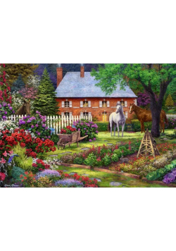 Puzzle 1500 Kwitnący ogród, Chuck Pinson