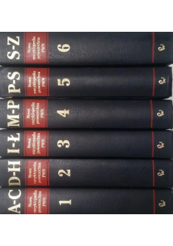Nowa encyklopedia powszechna PWN 6 tomów