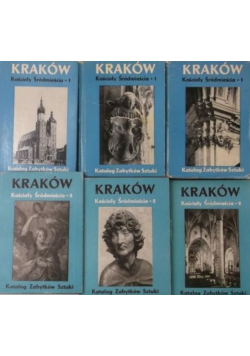 Kraków Kościoły Śródmieścia 6 tomów