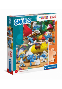 Puzzle 2x20 Super Kolor Smerfy