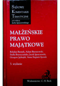Małżeńskie prawo majątkowe