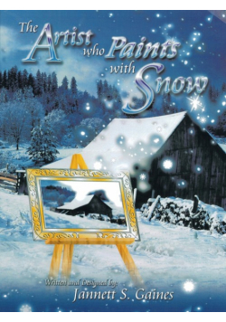 The Artist Who Paints with Snow