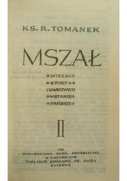 Mszał II