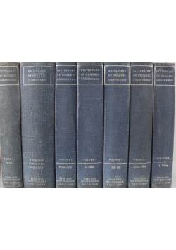 Dictionary of Organic Compounds 7 tomów