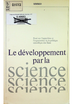Le developpement par la science
