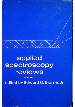 Applied spectroscopy reviews volume 5