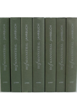 Hofmannsthal Numer 1 do 7