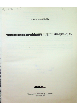 Techniczne problemy nagrań muzycznych