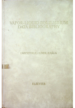 Vapor liquid equilibrium data bibliography