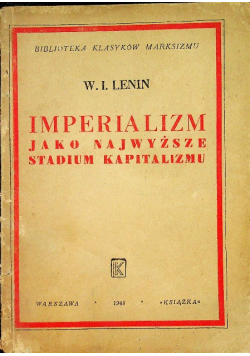 Imperializm jako najwyższe stadium kapitalizmu 1948 r