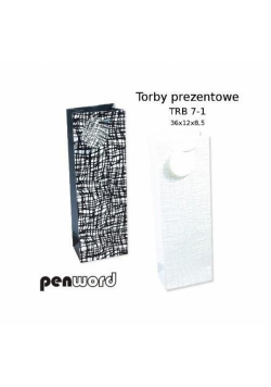 Torebka prezentowa 36x12x8,5cm MIX