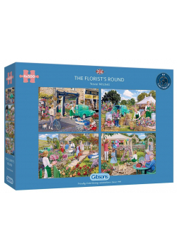 Puzzle 4x500 Florystyka G3