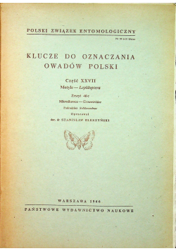 Klucze do oznaczania owadów Polski Część XXVII Zeszyt 46 c