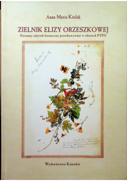 Zielnik Elizy Orzeszkowej z dedykacją Kielak